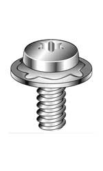 Square Cone SEMS preassembled screw and washer